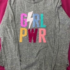 Gap Kids Girl Power Long Sleeve Tee